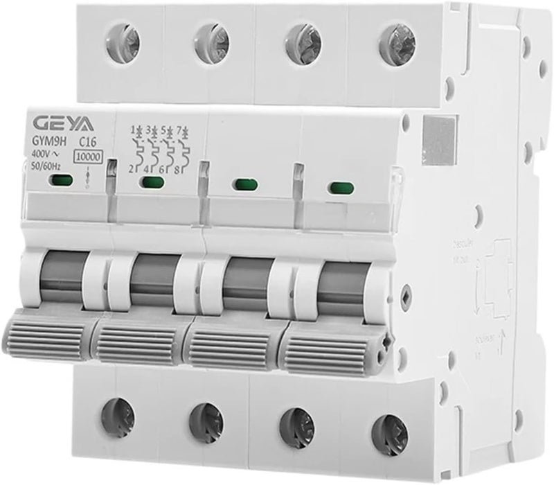 4 Pole C Curve 40A Mini Circuit Breaker 10KA High Breaking Capacity MCB Din Rail AC Type - Image 1