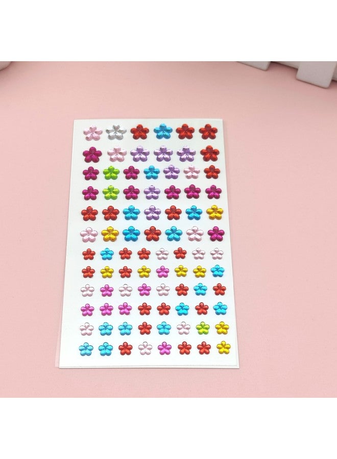 Explosions DIY Acrylic Diamond Sticker Photo Frame Decorative Sticker Accessories Material Closed Bag Water Drops Love Piece-Specifications Support Image Upload:Colored Plum Blossom Size 7.5*13cm - Image 1