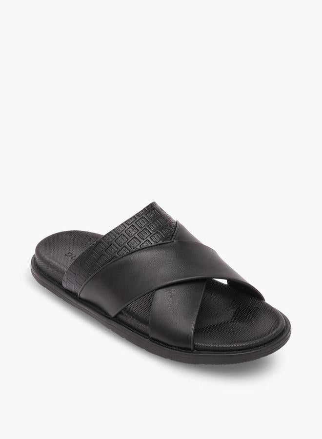 DUCHINI Men Cross Strap Comfort Sandals - Image 2