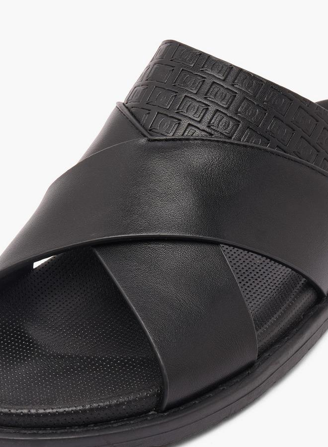 DUCHINI Men Cross Strap Comfort Sandals - Image 5