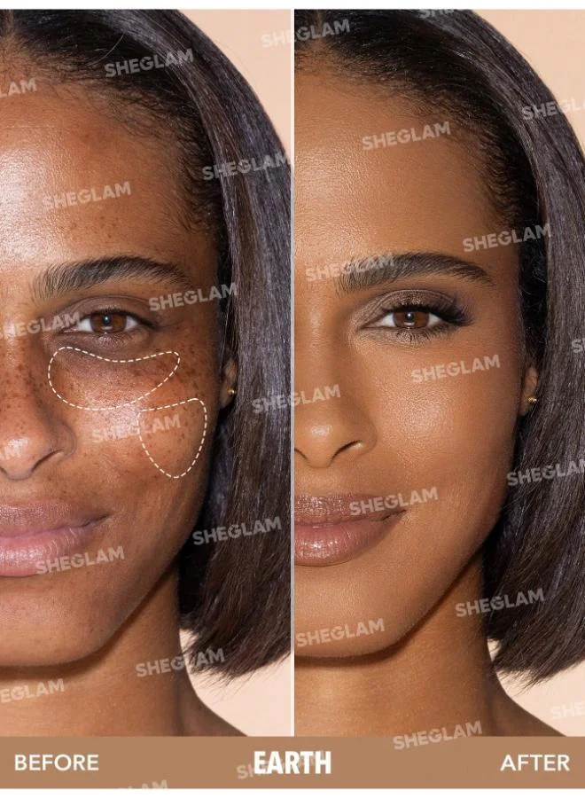 شيجلام SHEGLAM Like Magic 12Hr Full Coverage Concealer - Earth
