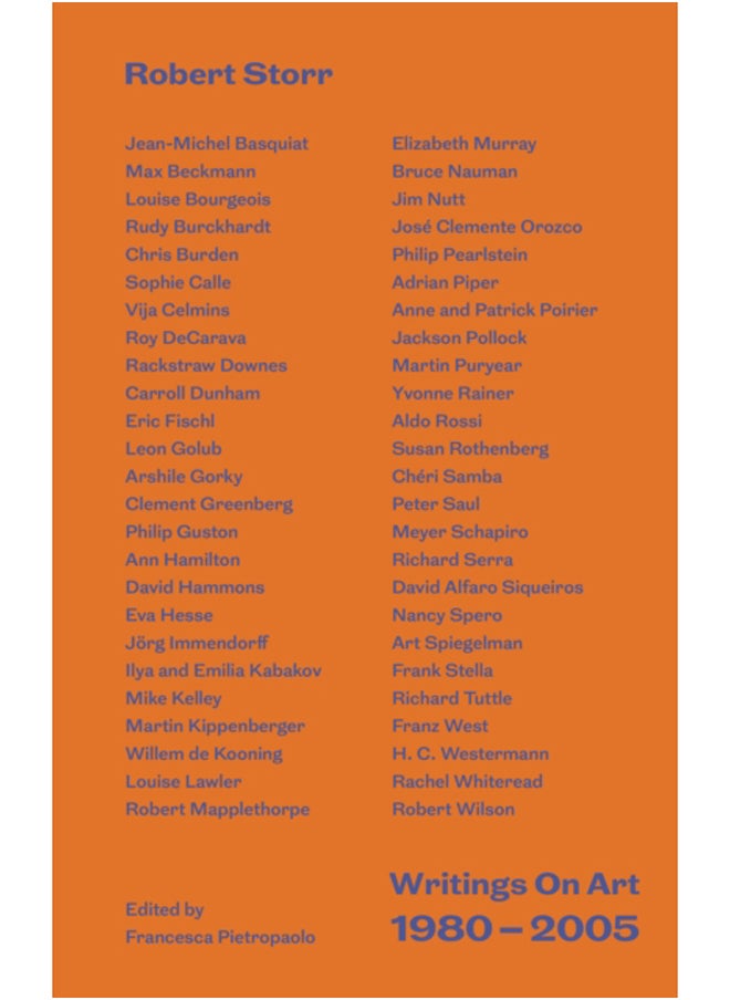 Writings On Art 1980-2005 