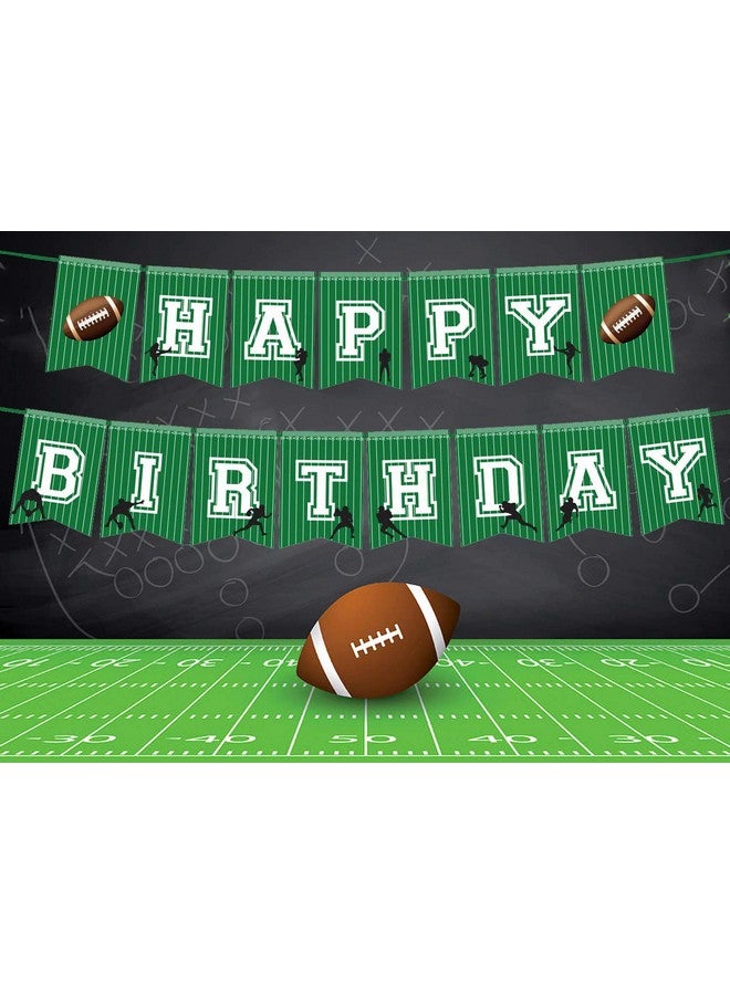 JOLLYSTYLE 4Pcs Football Party Supplies Birthday Banner Sports/Football Themed First Birthday Party Decorations Favors - Image 5