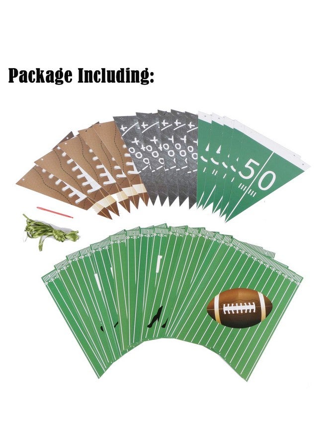 JOLLYSTYLE 4Pcs Football Party Supplies Birthday Banner Sports/Football Themed First Birthday Party Decorations Favors - Image 2