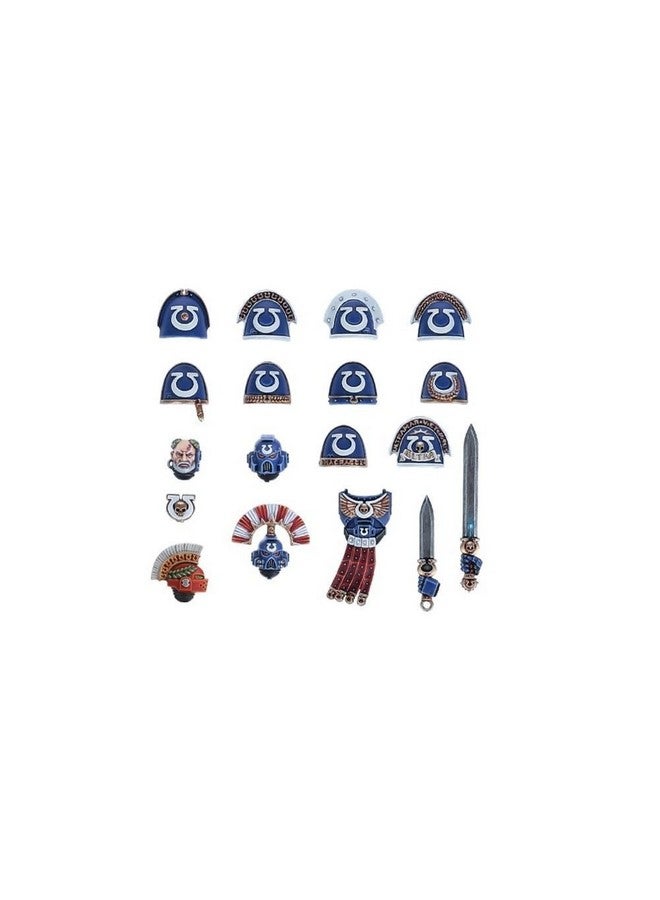Games Workshop Ultramarines Upgrades Tabletop & Miniature Gaming, Black - Upgrades, Supplemental Game Pieces, Adult, Sprue(s) of Ultramarines Upgrade Components
