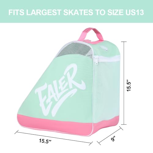 EALER Heavy-Duty Waterproof Skate Bag with Adjustable Shoulder Strap – Fits Ice Hockey, Inline, Roller & Quad Skates | Kids & Adults - Image 2