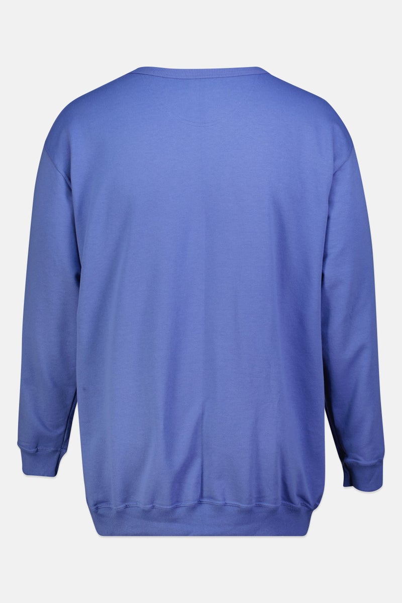 Champion Men Sportswear Fit Long Sleeve Outdoor Sweatshirt, Blue - Image 3