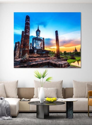 Buddha Statue Popular Art for Home, Wat Mahathat Temple Print Canvas, Sukhothai Historical Park Photo Print, Statue of Buddha Wall Decor - pzsku/ZD8A4AE1E4B09DFAA0FFEZ/45/_/1717072511/cb00714e-d542-4b79-a045-e33aa8bb1fbb