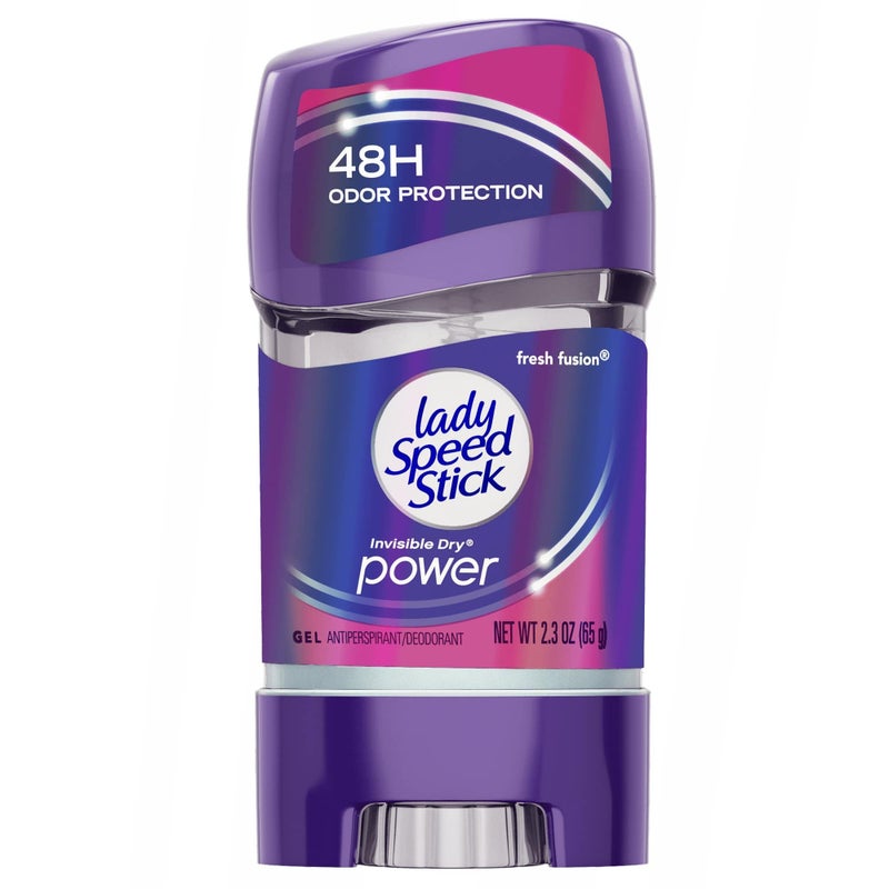 Lady Speed Stick 48HR Antiperspirant Deodorant Gel Fresh Fusion 2.30 oz - Image 1