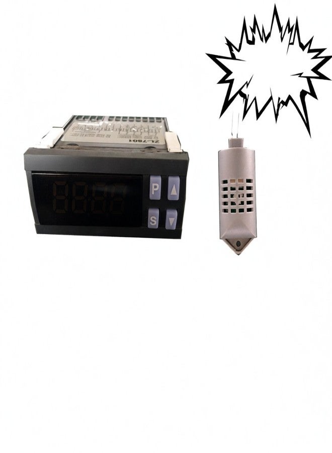Intelligent PID Temperature Humidity Controller Multifunction Automatic Egg Incubator Thermometer with LCD Display and Two Sensor 100V-240V AC ZL-7801A - Image 5