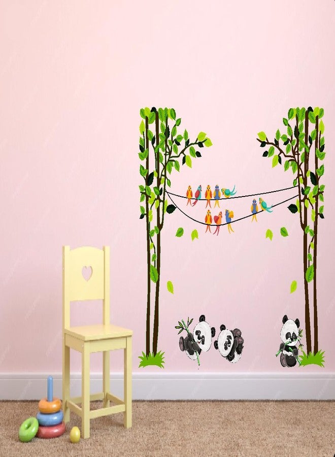 Akki Wold Cartoon Children with Flowers Wall Decal Sticker, Garden Scene Sticker, Decorative Wall Decor Sticker (Desg_16) - Image 5