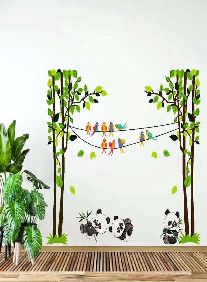Akki Wold Cartoon Children with Flowers Wall Decal Sticker, Garden Scene Sticker, Decorative Wall Decor Sticker (Desg_16) - Image 2