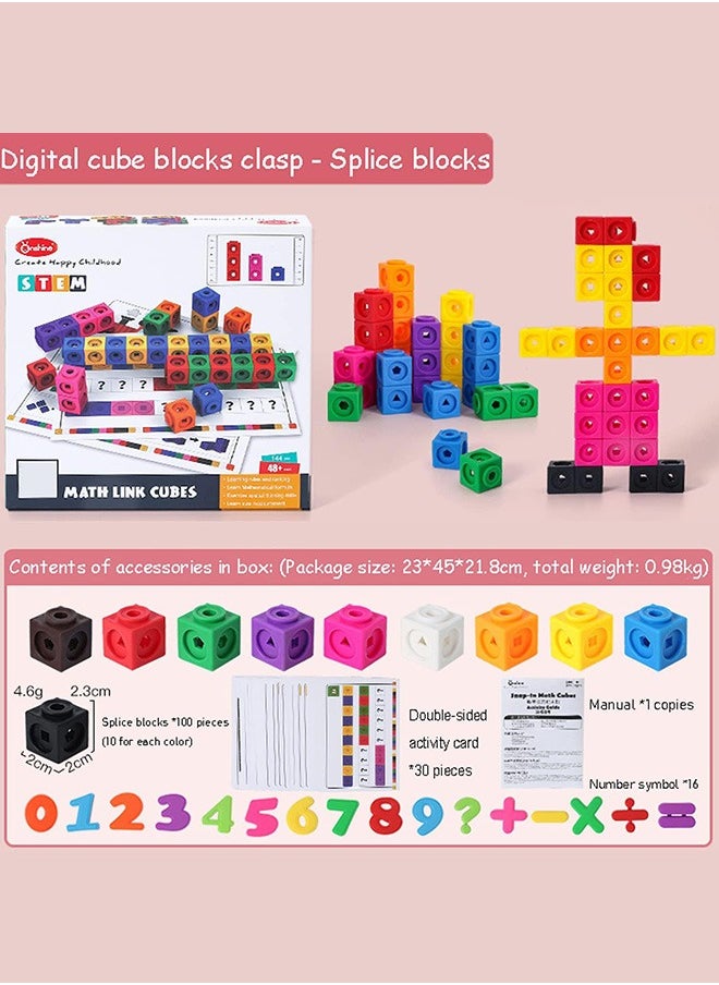 Arabest Geometric Cube Math Puzzle toy Accelerates Learning From Preschool Age 3 to Kindergarten  - Image 4