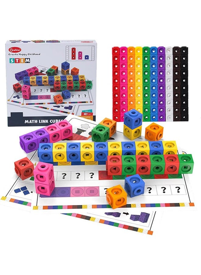 Arabest Geometric Cube Math Puzzle toy Accelerates Learning From Preschool Age 3 to Kindergarten  - Image 1