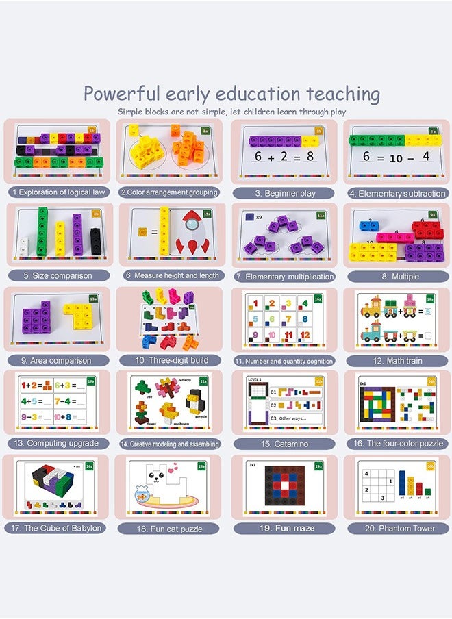 Arabest Geometric Cube Math Puzzle toy Accelerates Learning From Preschool Age 3 to Kindergarten  - Image 5