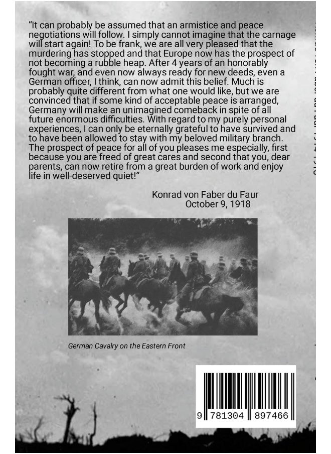 A German Cavalry Officer's Great War: Konrad von Faber du Faur 1914-1918  - Image 2