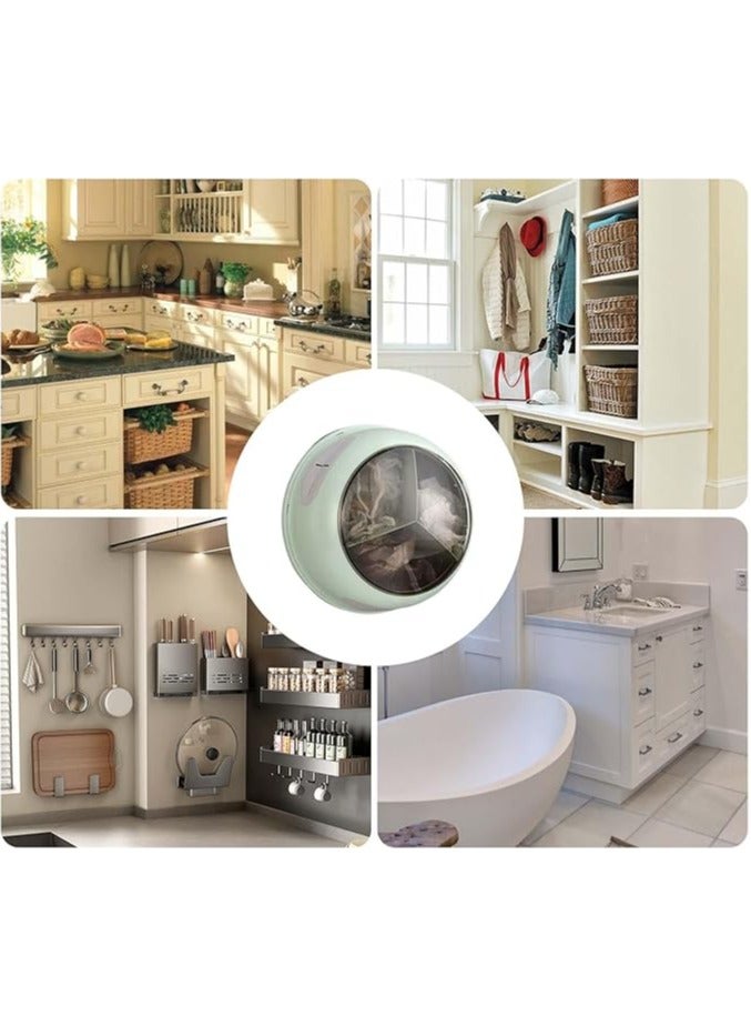 general Wall Mounted Trash Bag Holder, Wall Mounted Trash Bag Dispenser |Kitchen Wall Bag Dispenser, Glove Storage Box with Lid - Image 4