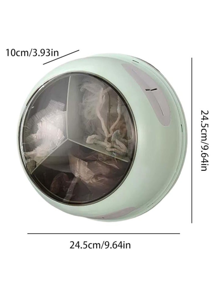 general Wall Mounted Trash Bag Holder, Wall Mounted Trash Bag Dispenser |Kitchen Wall Bag Dispenser, Glove Storage Box with Lid - Image 5