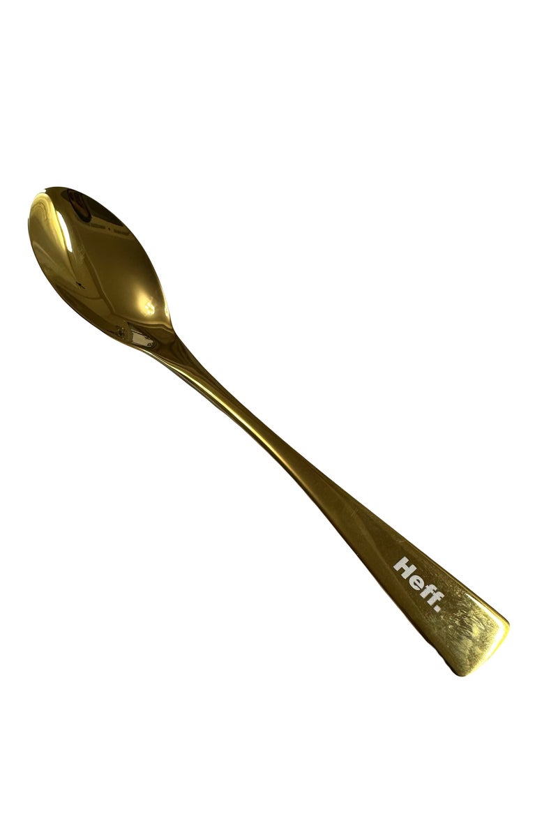 Heff Small Quenelle Spoon (Glossy Gold) - Image 1