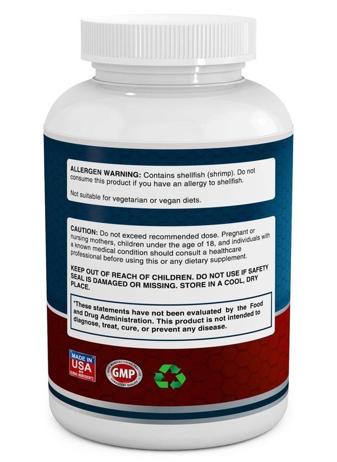 VitaBreeze - Glucosamine Chondroitin, MSM & Turmeric Dietary Supplement - 248 Capsules - Image 1