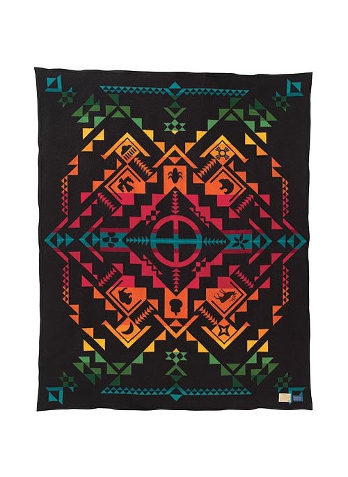 Made in Oregon Pendleton Legendary Series Wool Blanket Shared Spirits 