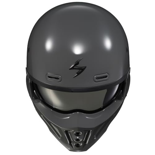 ScorpionEXO Covert X Open Face Half Shell 34 Motorcycle Helmet Comm Ready Speaker Pockets DOT Solid Grey Medium - Image 3