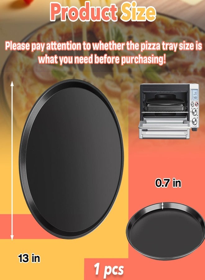 Stitokg 13 Inch Nonstick Pizza Pan Compatible with Breville Smart Oven - Compatible with BOV800PP, BOV800XL & Traditional Wall Ovens,Stainless Steel Core Round Tray for Roasting, Baking & Serving - Image 3