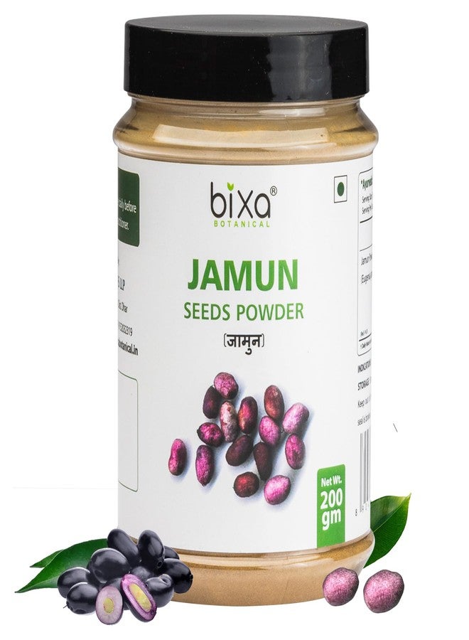bixa BOTANICAL Jamun | Supports Low Sugar Levels, Prevents Tissue Damage, Reduces Thirst, Aids Digestion | Pack of 1 (Powder) - Image 1