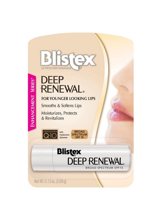 بليستكس، تركيبة مضادة للشيخوخة، 0.13 أونصة، عبوة من 6 قطع - يرطب ويحمي وينعش، عامل حماية من الشمس واسع الطيف 15، لشفاه تبدو أصغر سنًا، ينعم وينعم الشفاه، مرطب شفاه - Image 1