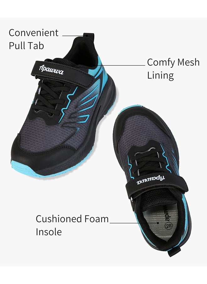 Apawwa Kids Shoes Breathable Slip On Sneakers Sports Shoes, Lightweight Running Shoes For Boys and Girls Sneaker (26-37).  - Image 5