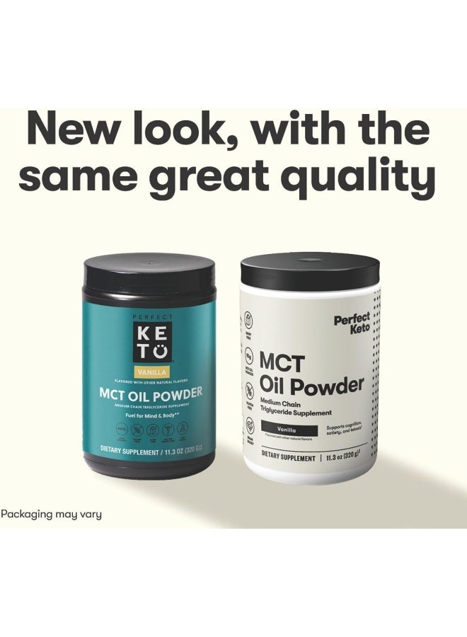 Perfect Keto Mct Oil Powder Ketosis Supplement Coffee Creamer (Vanilla) - Image 4