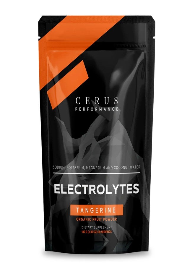 Cerus Performance Electrolyte Powder – Tangerine Flavor, 30 Servings, Zero Sugar, Coconut Water Powder & Real Fruit, Endurance & Recovery - Image 1