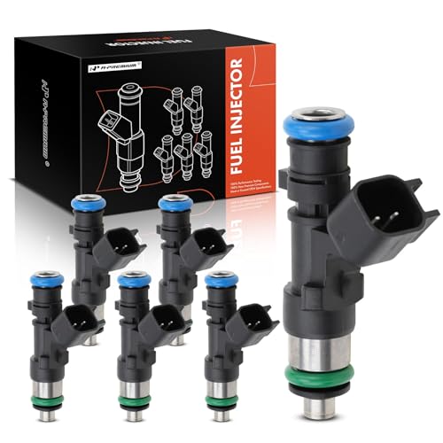 A-Premium حقن وقود A-Premium 6 قطع 0280158028 متوافقة مع كرايسلر 300 باكفيكا سيبرينغ ودودج تشارجر جيرني تشالنجر أفنجر غراند كارافان نيترو ماغنوم ستراتوس، 2004-2010، 2.7L 3.5L 4.0L - Image 1