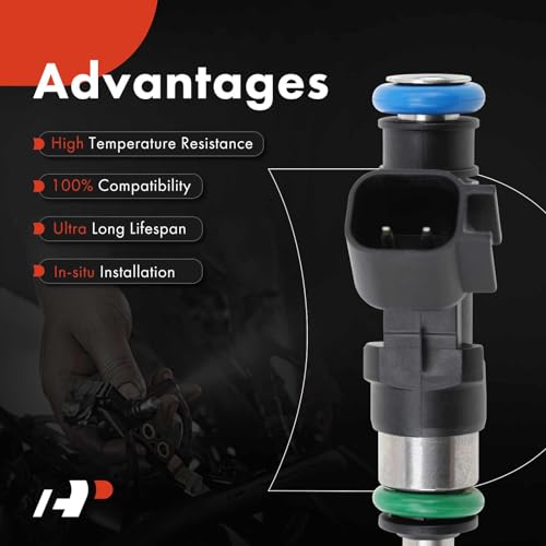 A-Premium حقن وقود A-Premium 6 قطع 0280158028 متوافقة مع كرايسلر 300 باكفيكا سيبرينغ ودودج تشارجر جيرني تشالنجر أفنجر غراند كارافان نيترو ماغنوم ستراتوس، 2004-2010، 2.7L 3.5L 4.0L - Image 4