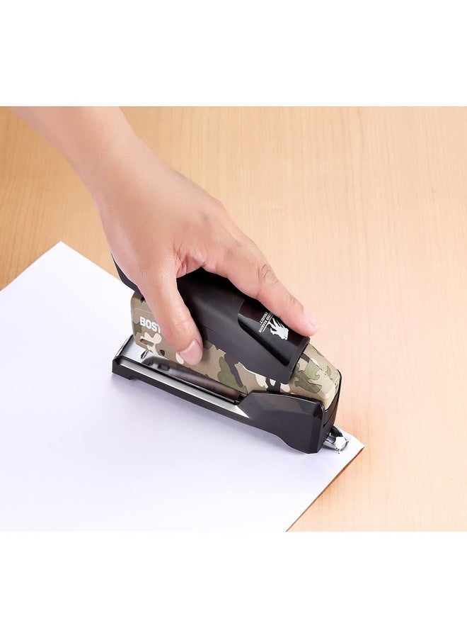 Bostitch Office Metal Spring Powered Stapler, One Finger, Supports Wounded Warrior Project, Camouflage (INP28-WW) - Image 5