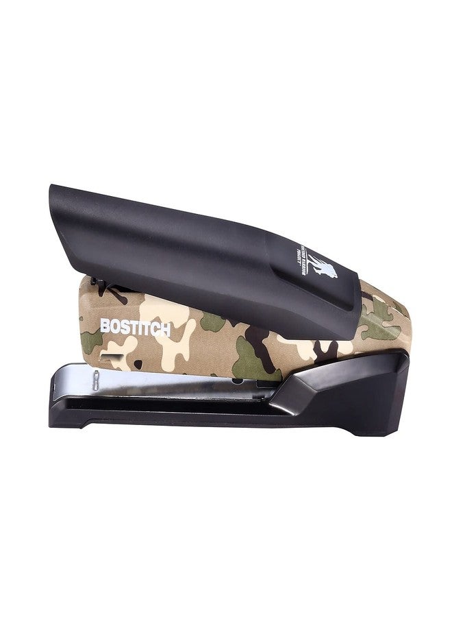 Bostitch Office Metal Spring Powered Stapler, One Finger, Supports Wounded Warrior Project, Camouflage (INP28-WW) - Image 2