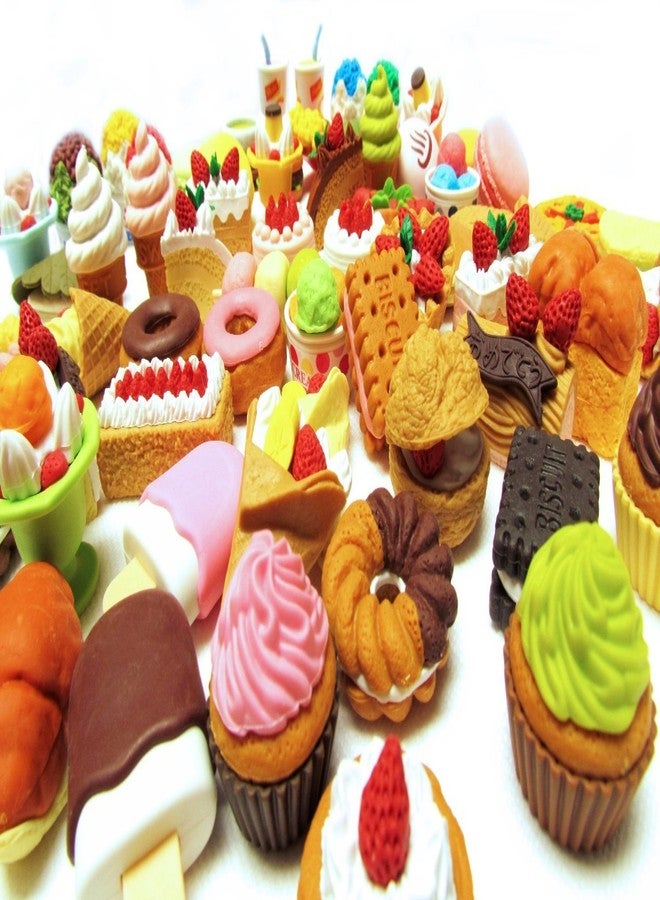 Iwako Assorted Food Cake Dessert Japanese Erasers, 10 Erasers - Image 2