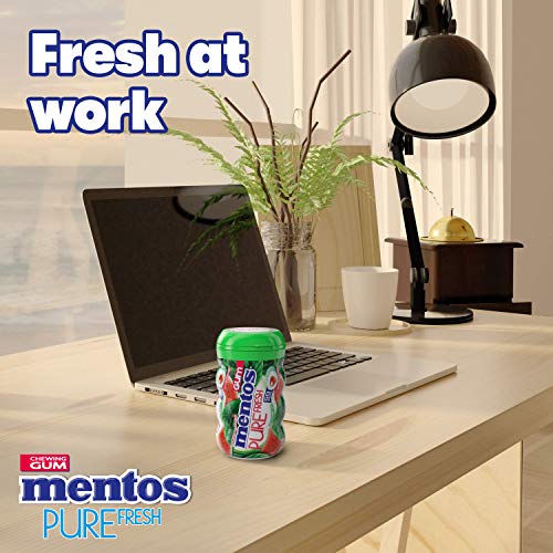Mentos Pure Fresh SugarFree Chewing Gum with Xylitol Watermelon Flavor Easter Basket Essentials Stuffers for Kids and Adults Bulk 50 Pieces 6Pack - Image 5