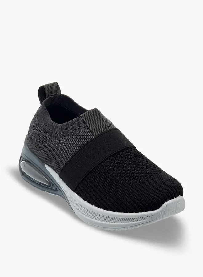 Oaklan By Shoexpress Boys Textured Slip-On School Sports Shoes