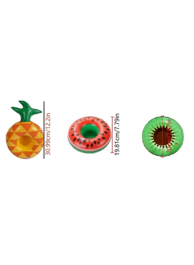 Creative Cherry Inflatable Beverage Rack Floating Cup Holder For Pool Parties Festivals - Image 3