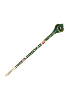 Honbay Cloisonn Vintage Hair Stick With Calla Chinese Traditional Style Fashion Hair Chopsticks Hairpin Green