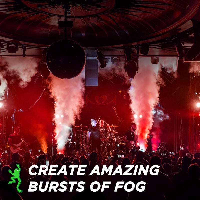 froggys fog سائل ضباب فروغي كويك بلاست، عالي الكثافة، سائل ضباب سريع التبخر لآلات الضباب المائية، مثالي لانفجارات الضباب وجاوييت جيسير، 1 جالون - Image 5