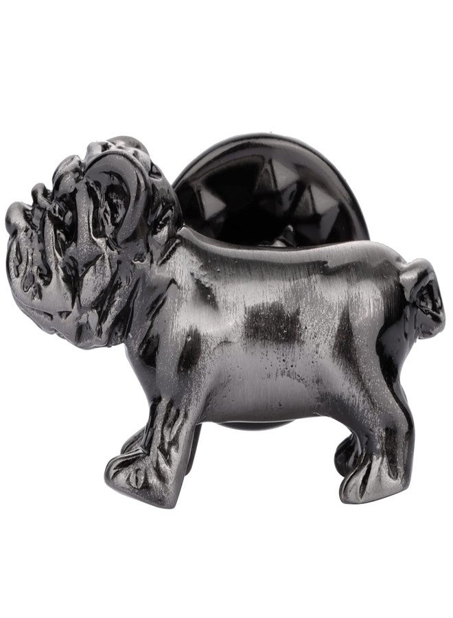 هاوسن دبابيس مينا مبتكرة من هاوسون لتزيين الملابس وحقائب الظهر، هدية، دبوس زينة مرح للسترة للمراهقين من الجنسين، بروش معدني على شكل كلب بولدوغ - Image 1