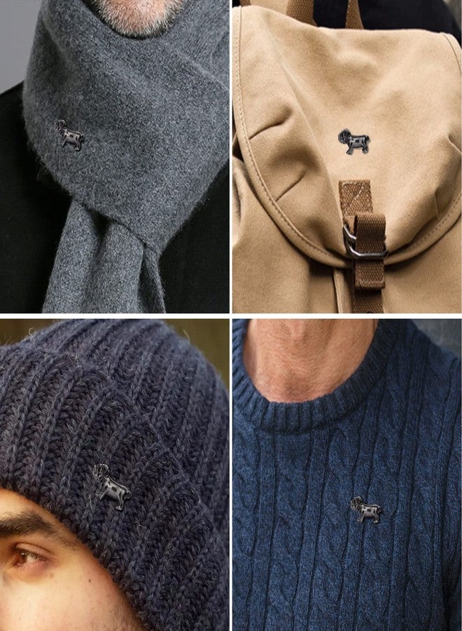 هاوسن دبابيس مينا مبتكرة من هاوسون لتزيين الملابس وحقائب الظهر، هدية، دبوس زينة مرح للسترة للمراهقين من الجنسين، بروش معدني على شكل كلب بولدوغ - Image 2