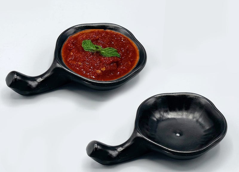 ZIDO 2 Pcs. Unbreakable Chutney/Dip katori for Sauce, Chutneys, Mayonnaise, Pickles and Other Condiments. - Image 1