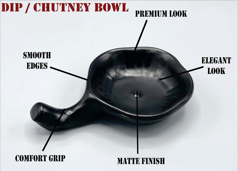 ZIDO 2 Pcs. Unbreakable Chutney/Dip katori for Sauce, Chutneys, Mayonnaise, Pickles and Other Condiments. - Image 3