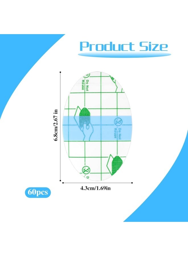 Gonice Waterproof Ear Stickers,Disposable Ear Patch,Shower Ear Protectors with Ear Plugs Adhesive Ear Stickers for Kids Adults, Newborn Ear Protection for Swimming Bathing (60pcs, One Size) - Image 2