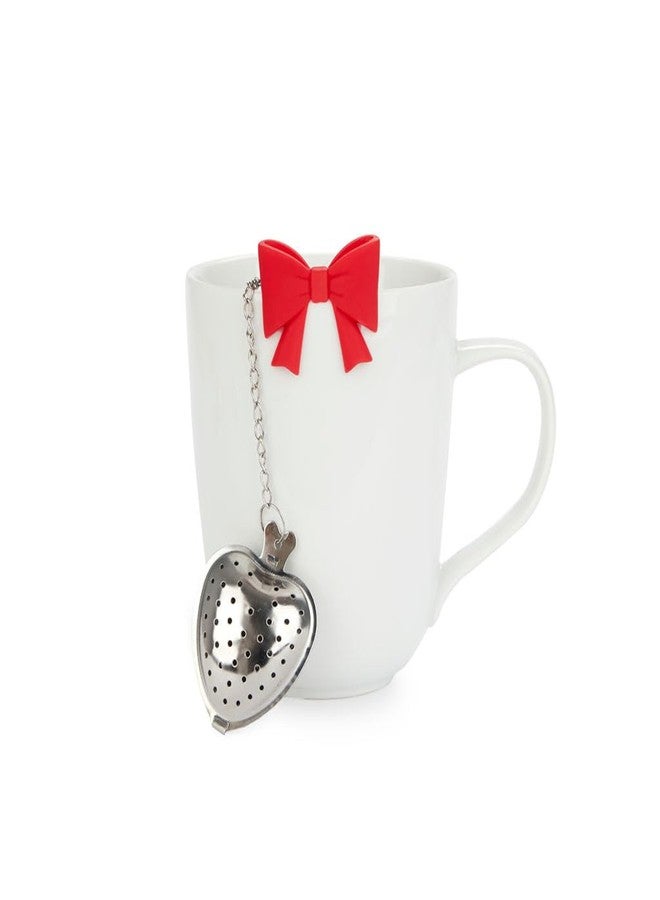 Balvi Tea Infuser Coquette Red with Bow Shape INOX/Silicone - Image 1