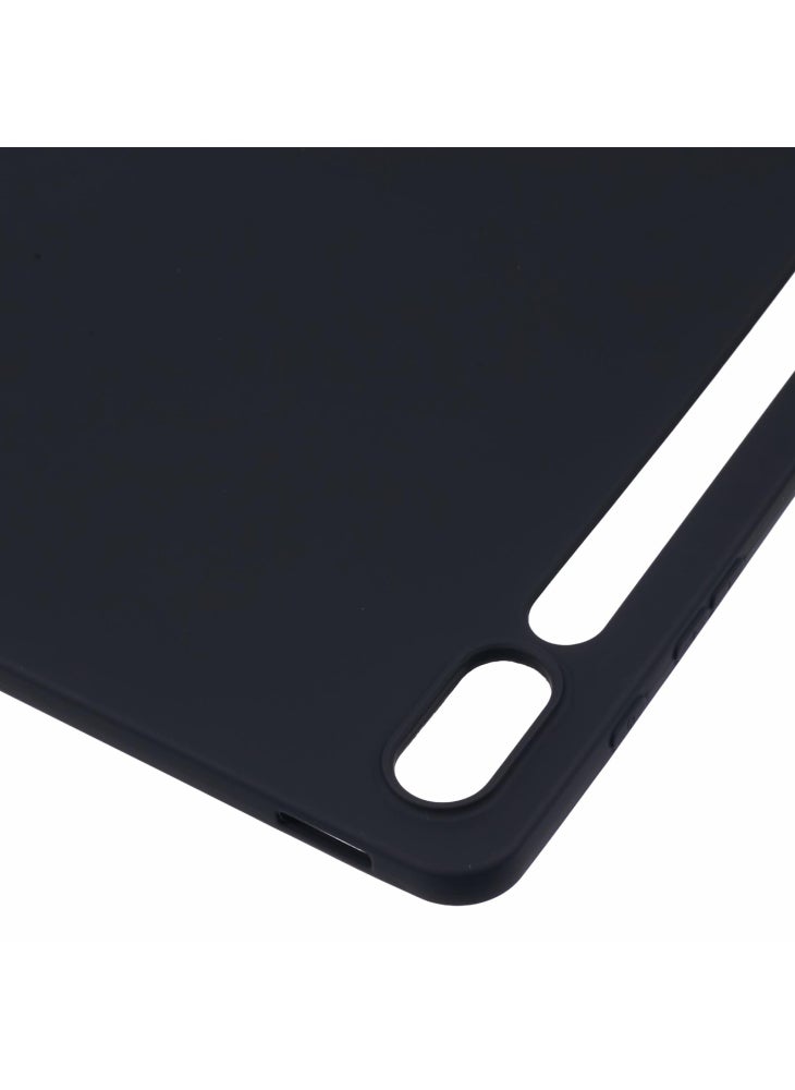 For Samsung Galaxy Tab S8+/Tab S7 FE/Tab S7+ Case Skin-Friendly Touch Soft TPU Tablet Cover - Black - Image 5