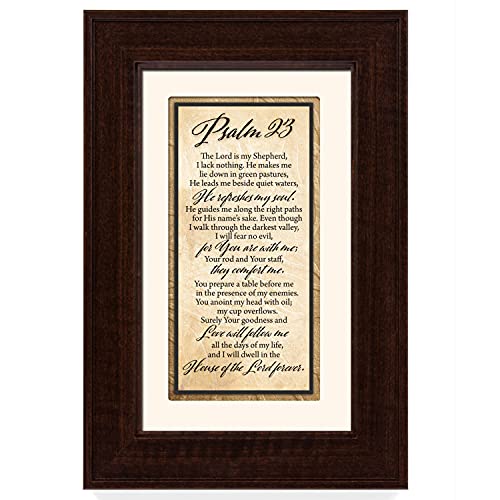 James Lawrence Dexsa Framed Art-Words of Grace-Trust in The Lord (8" x 16") - Image 1